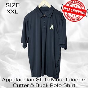 Appalachian State Mountaineers Cutter and Buck Polo Shirt XXL FREE SHIPPING